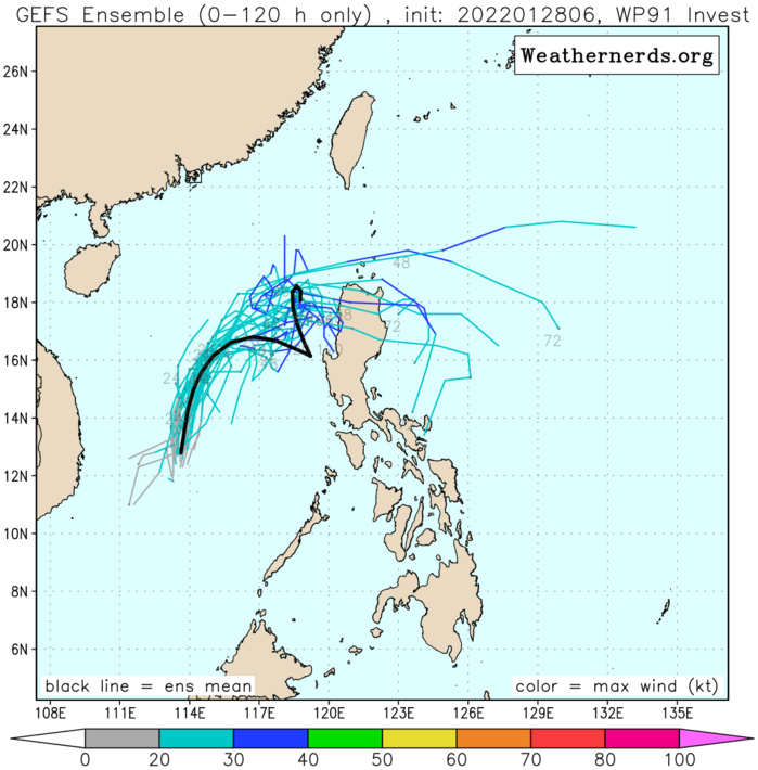 GLOBAL MODELS INDICATE THE SYSTEM WILL TRACK POLEWARD AND DISSIPATE WITHIN THE NEXT 36 TO 48 HOURS AS THE SYSTEM INTERACTS WITH A BAROCLINIC ZONE AND STRONG SUBTROPICAL WESTERLIES ALOFT.