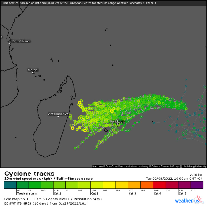 TC 08S(BATSIRAI) high end CAT 1 US will be intensifying next 72h up to CAT 3, approaching the Mascarenes, Invests 98P/97P updates,30/03utc