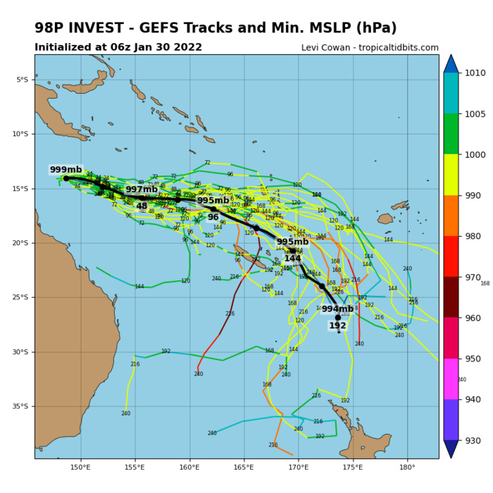 GLOBAL MODELS ARE IN AN AGREEMENT OF A  WEAK AND SLOW DEVELOPMENT OVER THE NEXT 48-72 HOURS.