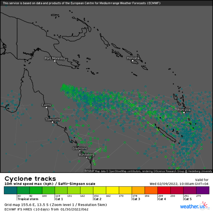 TC 08S(BATSIRAI) near CAT 3 US, intensifying with a small pinhole eye// Invest 98P now on the map, 30/15utc