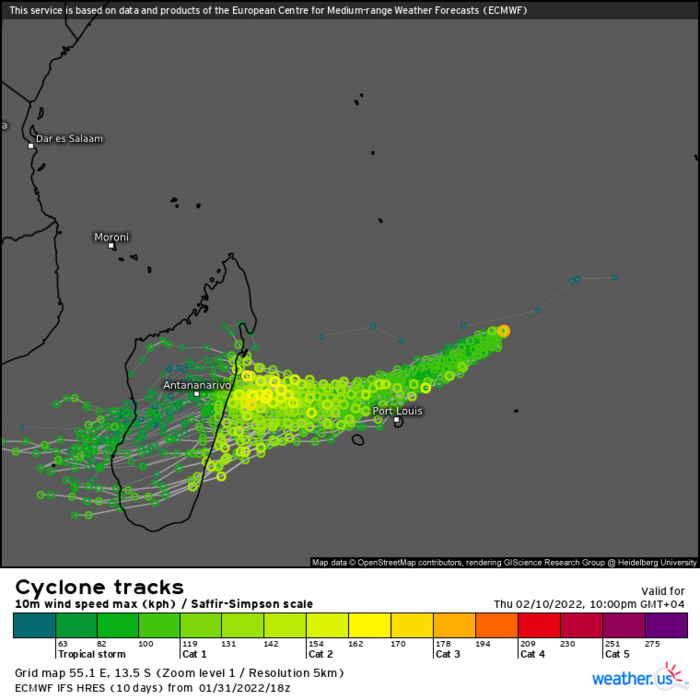 TC 08S(BATSIRAI): microwave and Cimss analysis suggest intensification possible next 24h// TC 09P up-date, 01/03utc TC 08S(BATSIRAI): microwave and Cimss analysis suggest intensification possible next 24h// TC 09P up-date, 01/03utc