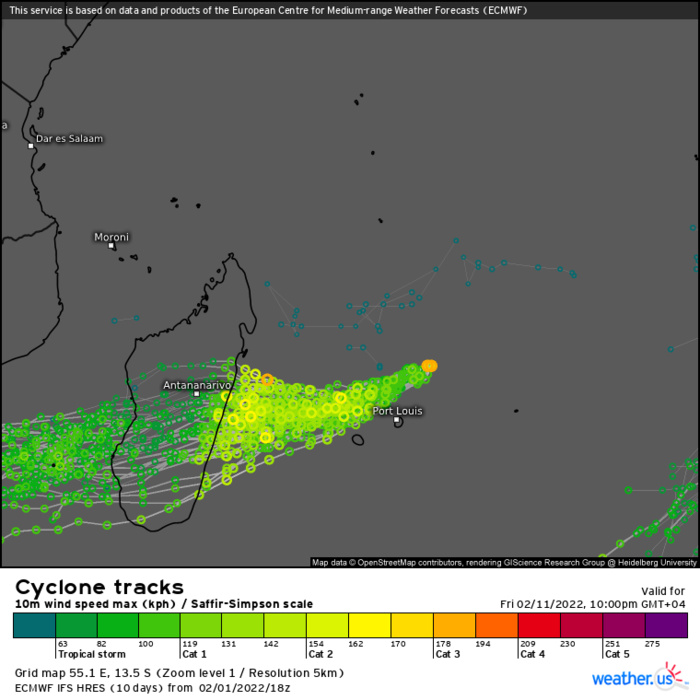 TC 08S(BATSIRAI): powerful CAT 4, eye-wall replacement cycle possible within 24hours//TC 09P: struggling due to mid-level dry air,02/03utc