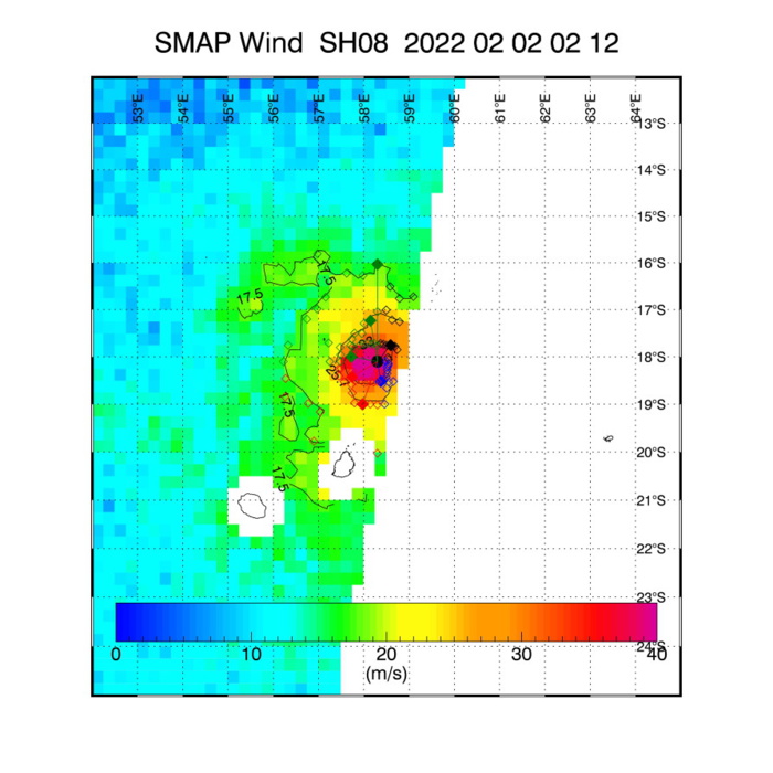 TC 08S(BATSIRAI): CAT 4 US tracking North of Réunion island// TC 09P struggling under dry air// Invest 90S: now Medium,02/15utc