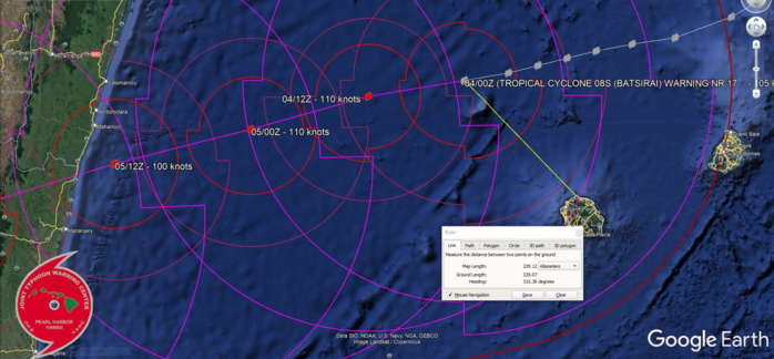 TC 08S(BATSIRAI): CAT 3 US slowly approaching Madagascar//Invest 90S: Tropical Cyclone Fomation Alert//TC 09: Final Warning,04/03utc