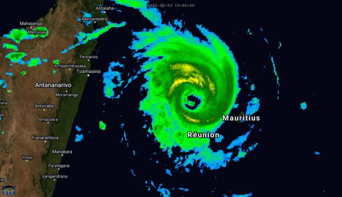 SATELLITE ANALYSIS, INITIAL POSITION AND INTENSITY DISCUSSION: ANIMATED ENHANCED INFRARED (EIR) SATELLITE IMAGERY DEPICTS AN INTENSE SYSTEM WITH A BROAD, RAGGED EYE FEATURE. A 040011Z SSMIS 91GHZ IMAGE REVEALS THAT THE OUTER EYEWALL FROM THE EYEWALL REPLACEMENT CYCLE HAS STARTED TO CONSTRICT AS THE MICROWAVE EYE IS 75 KM IN DIAMETER COMPARED TO SEVERAL HOURS EARLIER WHEN IT WAS 95 KM IN A 032128Z AMSR2 89GHZ IMAGE. THE INITIAL POSITION IS BASED ON THE RAGGED EYE FEATURE IN EIR. THE INITIAL INTENSITY OF 105KTS/CAT 3 US IS BASED ON AN OVERALL ASSESSMENT OF AGENCY AND AUTOMATED DVORAK CURRENT INTENSITY ESTIMATES. SATELLITE ANALYSIS, INITIAL POSITION AND INTENSITY DISCUSSION: ANIMATED ENHANCED INFRARED (EIR) SATELLITE IMAGERY DEPICTS AN INTENSE SYSTEM WITH A BROAD, RAGGED EYE FEATURE. A 040011Z SSMIS 91GHZ IMAGE REVEALS THAT THE OUTER EYEWALL FROM THE EYEWALL REPLACEMENT CYCLE HAS STARTED TO CONSTRICT AS THE MICROWAVE EYE IS 75 KM IN DIAMETER COMPARED TO SEVERAL HOURS EARLIER WHEN IT WAS 95 KM IN A 032128Z AMSR2 89GHZ IMAGE. THE INITIAL POSITION IS BASED ON THE RAGGED EYE FEATURE IN EIR. THE INITIAL INTENSITY OF 105KTS/CAT 3 US IS BASED ON AN OVERALL ASSESSMENT OF AGENCY AND AUTOMATED DVORAK CURRENT INTENSITY ESTIMATES.