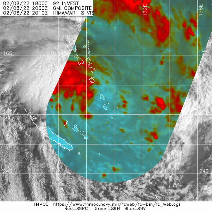 082030Z GMI 89GHZ IMAGE DEPICTS THE CONVECTION SHEARED TO THE NORTHWEST OF THE LOW LEVEL CIRCULATION.