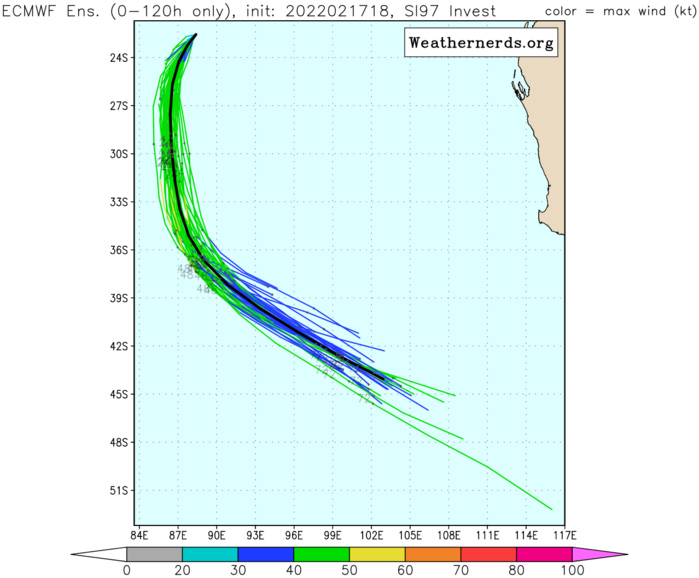 TC 13S(EMNATI): forecast to intensify and peak North of Réunion/Mauritius by 72hours//Invest 97S: down-graded to Medium, 18/03utc