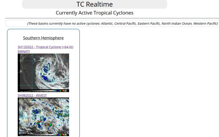 TC 13S(EMNATI): crossing Southern Madagascar & then over the MOZ Channel// Invest 98P: now on the map,23/09utc