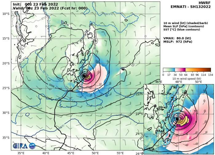 TC 13S(EMNATI): crossing Southern Madagascar & then over the MOZ Channel// Invest 98P: now on the map,23/09utc TC 13S(EMNATI): crossing Southern Madagascar & then over the MOZ Channel// Invest 98P: now on the map,23/09utc