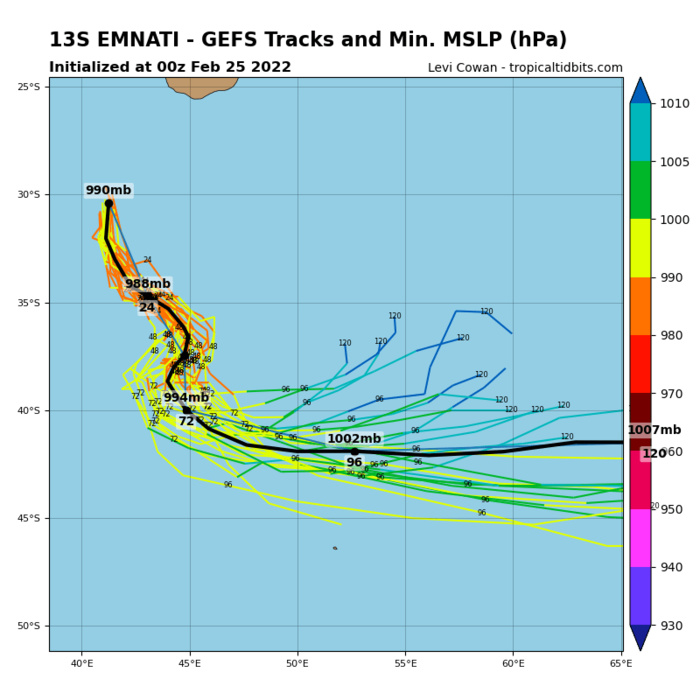 GLOBAL MODELS AGREE THAT  THE REMNANTS OF 13S WILL TRACK SOUTHEASTWARD, STRETCH, BECOME  ASYMETRICAL, AND FULLY EMBEDDED IN THE BAROCLINIC ZONE INDICATING  TROPICAL TRANSITION WILL BE UNLIKELY. GLOBAL MODELS AGREE THAT  THE REMNANTS OF 13S WILL TRACK SOUTHEASTWARD, STRETCH, BECOME  ASYMETRICAL, AND FULLY EMBEDDED IN THE BAROCLINIC ZONE INDICATING  TROPICAL TRANSITION WILL BE UNLIKELY.