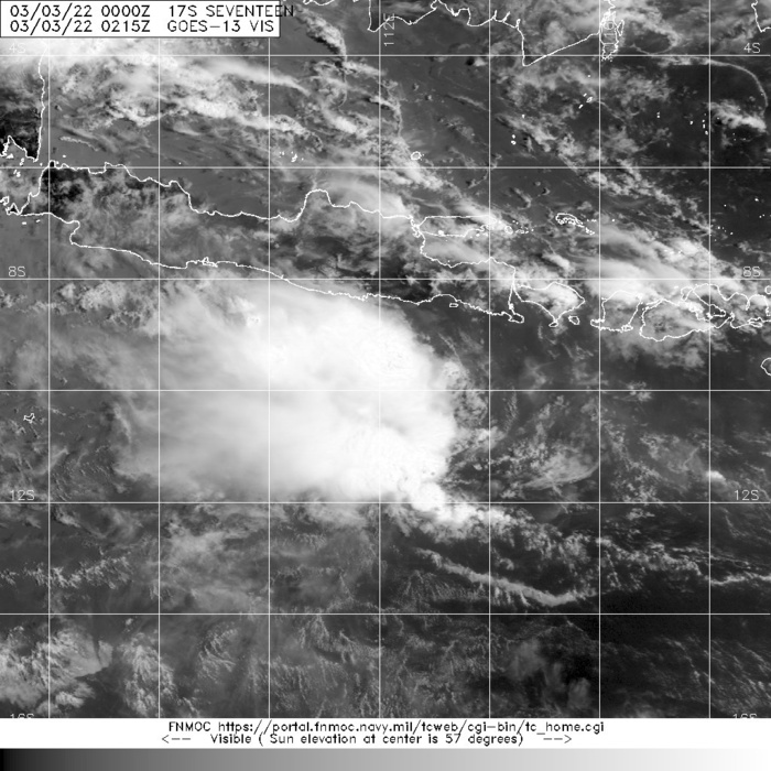Busy map: TC 14S(VERNON)peaking within 12h//over-land TC 15S(ANIKA)//TC 17S final warning//TC 18P peaking within 12h//Invest 90B, 03/03utc