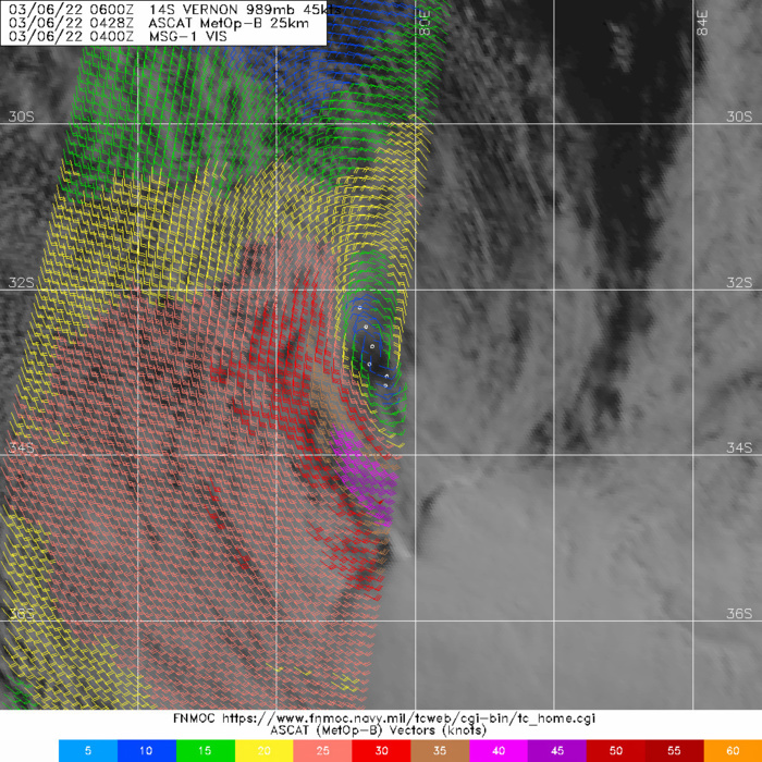 TC 01B: now weakening//Invest 97S slowly intensifying East of Madagascar//14S(VERNON),Invest 96P,18P(EVA): subtropical,06/06utc