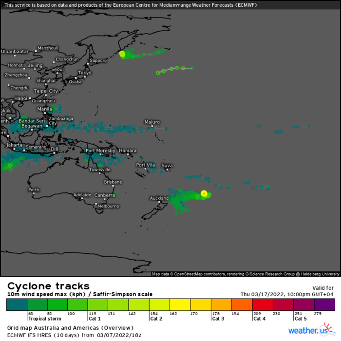 TC 19S(GOMBE): crossing Northern Madagascar, intensity at landfall likely under-estimated//Invest 96P: subtropical, 08/03utc