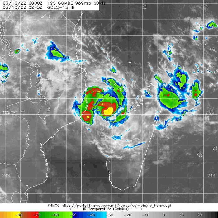 SATELLITE ANALYSIS, INITIAL POSITION AND INTENSITY DISCUSSION: ANIMATED ENHANCED INFRARED (EIR) SATELLITE IMAGERY DEPICTS A COMPACT SYSTEM WITH AN IRREGULAR CENTRAL DENSE OVERCAST OBSCURING THE LOW-LEVEL CIRCULATION CENTER (LLCC) AND SPIRAL BANDING OVER THE WESTERN PERIPHERY. A 092253Z AMSR2 89GHZ MICROWAVE IMAGE, HOWEVER, SHOWS A DEVELOPING EYEWALL WITH A SMALL MICROWAVE EYE FEATURE WHICH SUPPORTS THE INITIAL POSITION WITH HIGH CONFIDENCE, AND ALSO PROVIDES ADDITIONAL EVIDENCE THAT THE SYSTEM HAS CONTINUED TO CONSOLIDATE. THE 34-KNOT AND 50-KNOT WIND RADII WERE ADJUSTED SLIGHTLY BASED ON THE AMSR2 25KM RESOLUTION WINDSPEED PRODUCT THAT SHOWS NUMEROUS 50-55 KNOT WINDS OVER THE NORTHERN SEMI-CIRCLE. THE INITIAL INTENSITY OF 60 KTS IS ASSESSED WITH MEDIUM CONFIDENCE BASED ON AN AVERAGE OF DVORAK ESTIMATES RANGING FROM 55 TO 65 KNOTS. RECENT ADT AND SATCON ESTIMATES REMAIN SLIGHTLY LOWER AT 53-54 KNOTS. ENVIRONMENTAL CONDITIONS REMAIN VERY FAVORABLE WITH LOW VERTICAL WIND SHEAR, WARM SST (29-30C) AND NEAR-RADIAL OUTFLOW.