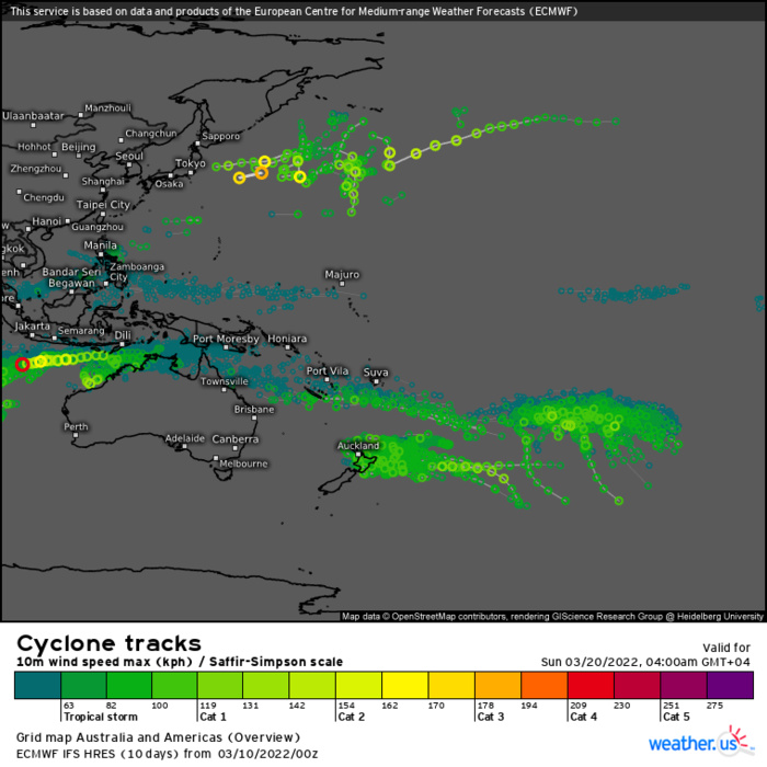 TC 19S(GOMBE): intensifying rapidly next 18h: dangerous CAT 3 US at landfall/Mozambique,destructive flooding likely once inland//Invest 99S, 10/09utc