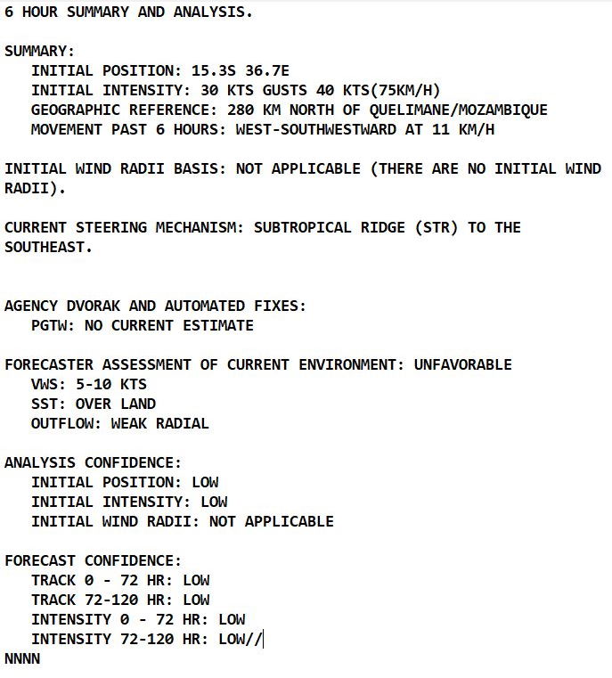 TC 19S(GOMBE): inland over MOZ, forecast to be back over open sea shortly after 48h//Invest 90S: up-graded to Medium,12/09utc