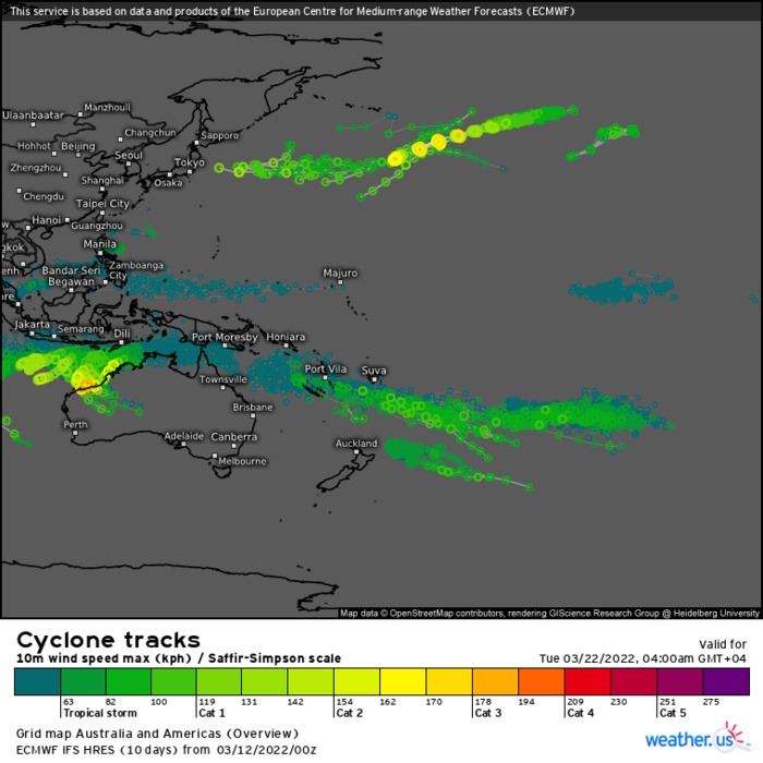 TC 19S(GOMBE): inland over MOZ, forecast to be back over open sea shortly after 48h//Invest 90S: up-graded to Medium,12/09utc