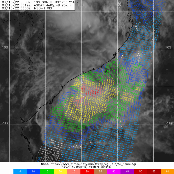 TC 20S(BILLY): has peaked just below Typhoon intensity//Remnants of TC 19S(GOMBE): Medium//Invest 91B and Invest 91S: Low,15/15utc