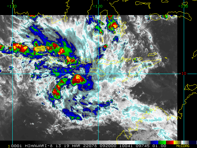 Indian Ocean: 3 Invest Areas: Invest 93S up-graded to Medium//Invest 91B over the BOB//Invest 94S: slow development expected,19/09utc