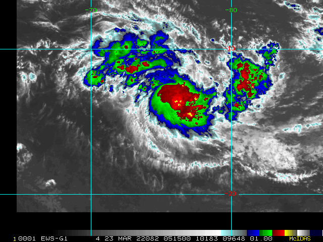 TC 21S(CHARLOTTE): CAT 1 US and weakening// Invest 94S: likely marked intensification next 72hours//Invest 91B: off the map,23/06utc TC 21S(CHARLOTTE): CAT 1 US and weakening// Invest 94S: likely marked intensification next 72hours//Invest 91B: off the map,23/06utc