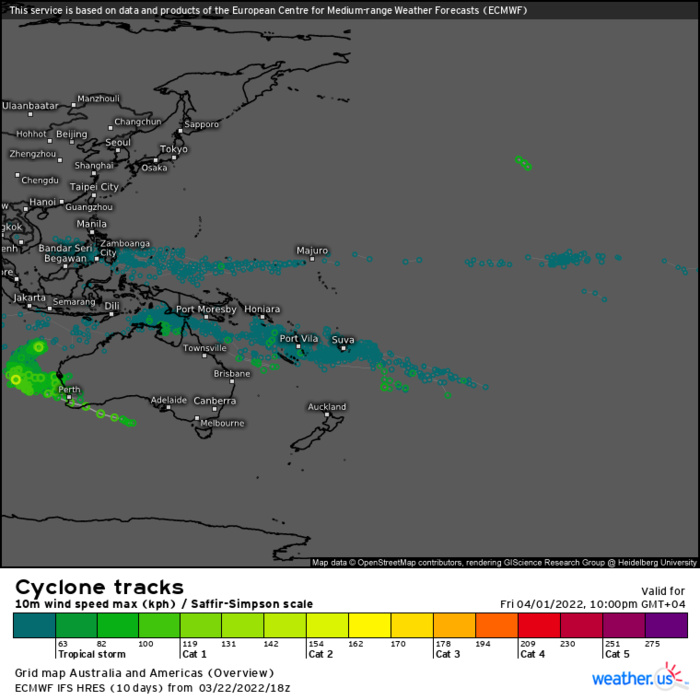 TC 21S(CHARLOTTE): CAT 1 US and weakening// Invest 94S: likely marked intensification next 72hours//Invest 91B: off the map,23/06utc TC 21S(CHARLOTTE): CAT 1 US and weakening// Invest 94S: likely marked intensification next 72hours//Invest 91B: off the map,23/06utc