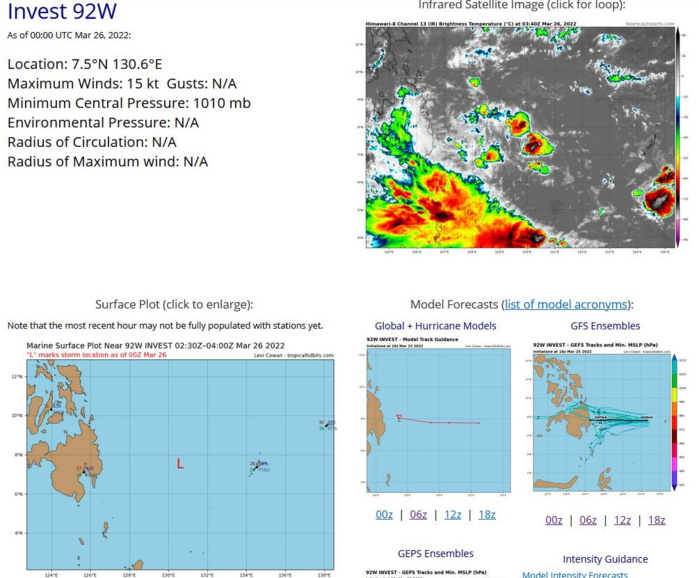 TC 22S(HALIMA) failed to reach STY intensity, forecast to weaken significantly next 48h//21S(CHARLOTTE):subtropical//Invest 92W, 26/03utc