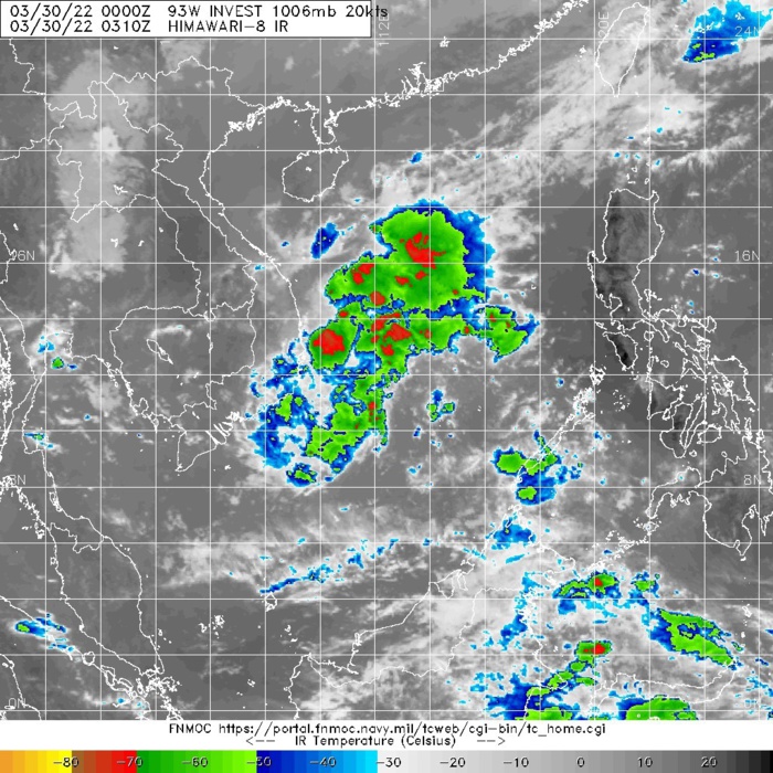 TC 22S(HALIMA): still cocooned within a small region of relatively moist air//Invest 93W: Tropical Cyclone Formation Alert//Invest 96S, 30/03utc TC 22S(HALIMA): still cocooned within a small region of relatively moist air//Invest 93W: Tropical Cyclone Formation Alert//Invest 96S, 30/03utc