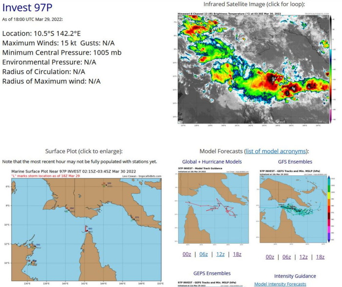 TC 22S(HALIMA): still cocooned within a small region of relatively moist air//Invest 93W: Tropical Cyclone Formation Alert//Invest 96S, 30/03utc