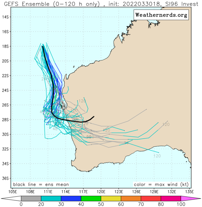 TC 22S(HALIMA): forecast to fall below 35kts after 24h//TD 01W: made landfall //Invest 96S and Invest 94W, 31/03utc