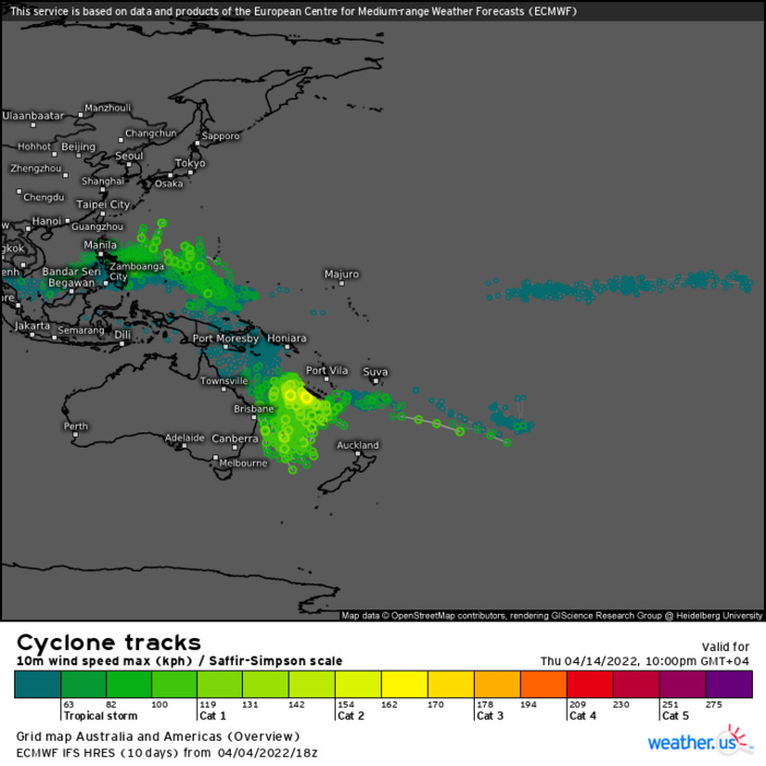 TC 23P(FILI) west of New Caledonia, Invest 95W and Invest 94W: updates at 05/06utc