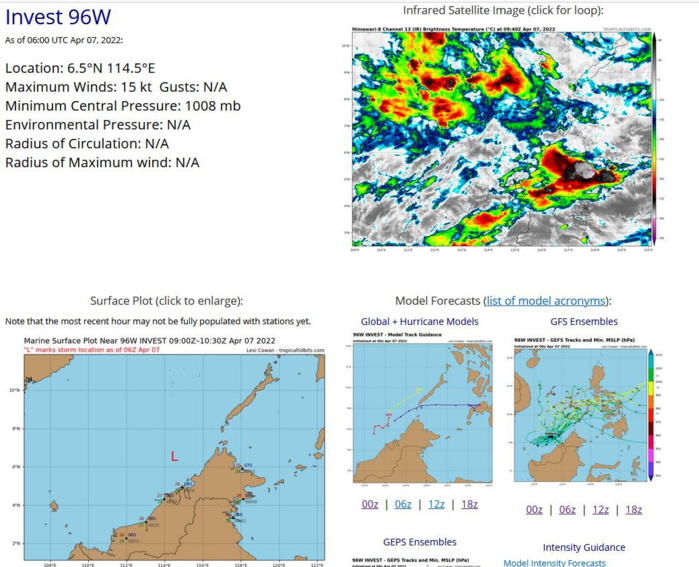 TD 02W forecast to reach Typhoon intensity by 72h// TC 23P(FILI): subtropical transition by 36h// Invests 94W & 96W, 07/09utc 
