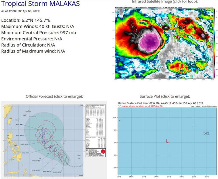 SATELLITE ANALYSIS, INITIAL POSITION AND INTENSITY DISCUSSION: ANIMATED ENHANCED INFRARED (EIR) SATELLITE IMAGERY DEPICTS A LARGE CENTRAL DENSE OVERCAST (CDO) FEATURE SHEARED OVER THE WESTERN SEMICIRCLE OF THE SYSTEM DUE TO HIGH MID-LEVEL VERTICAL WIND SHEAR. A 080910Z SSMIS 91GHZ MICROWAVE IMAGE SHOWS FRAGMENTED DEEP  CONVECTIVE BANDING OVER THE NORTHERN PERIPHERY WITH A LINEAR BAND OF CONVECTION ASSOCIATED WITH THE CDO OVER THE WESTERN QUADRANT. THE LOW-LEVEL CIRCULATION REMAINS BROAD AND WEAKLY-DEFINED IN THE SSMIS COLOR COMPOSITE IMAGE ALTHOUGH THERE IS SHALLOW BANDING WRAPPING AROUND AN ELONGATED CENTER JUST EAST OF THE LINEAR BAND. A 081214Z ASCAT-B IMAGE ALSO SUPPORTS THE INITIAL POSITION ON THE EASTERN EDGE OF THE CDO, AND SHOWS AN ASYMMETRIC WIND FIELD WITH 35-40 KNOT WINDS OVER THE WESTERN SEMICIRCLE. THE INITIAL POSITION IS PLACED WITH MEDIUM CONFIDENCE BASED ON THE ASCAT IMAGE AND THE SSMIS IMAGE. THE INITIAL INTENSITY OF 40 KTS IS ASSESSED WITH HIGH CONFIDENCE BASED ON THE ASCAT DATA, AND DVORAK ESTIMATES RANGING FROM 35 TO 45 KNOTS. UPPER-LEVEL ANALYSIS INDICATES GENERALLY FAVORABLE CONDITIONS WITH MODERATE POLEWARD AND EQUATORWARD OUTFLOW, WARM SST AND HIGH OCEAN HEAT CONTENT OFFSET BY HIGH MID- LEVEL VERTICAL WIND SHEAR. ADDITIONALLY, THE BROAD NATURE OF THE LOW- LEVEL CIRCULATION CONTINUES TO SLOW DEVELOPMENT.