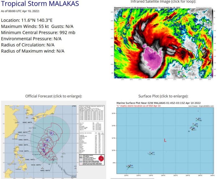 SATELLITE ANALYSIS, INITIAL POSITION AND INTENSITY DISCUSSION: ANIMATED MULTISPECTRAL SATELLITE IMAGERY (MSI) DEPICTS PERSISTENT DEEP CENTRAL CONVECTION WRAPPING AROUND AN OBSCURED LOW-LEVEL CIRCULATION (LLC). THE INITIAL POSITION IS PLACED WITH MEDIUM CONFIDENCE BASED ON EXTRAPOLATION FROM A 092136Z SSMIS 37GHZ MICROWAVE IMAGE. THE INITIAL INTENSITY OF 55KTS IS SET WITH MEDIUM CONFIDENCE AND REMAINS SLIGHTLY ABOVE THE AUTOMATED DVORAK TECHNIQUE BUT IN LINE WITH MULTIPLE AGENCY FIXES LISTED BELOW. THE OVERALL CONVECTIVE SIGNATURE REMAINS CONSOLIDATING AROUND THE LLC WHICH HAS RAPIDLY MOVED TO THE NORTHWEST FROM THE PREVIOUS 6 HOURS. ANALYSIS INDICATES A FAVORABLE ENVIRONMENT WITH ROBUST POLEWARD AND WESTWARD OUTFLOW AND WARM SST OFFSETTING THE MODERATE TO STRONG VWS. THE CYCLONE IS TRACKING ALONG THE SOUTHWESTERN PERIPHERY OF THE STR TO THE NORTHEAST.