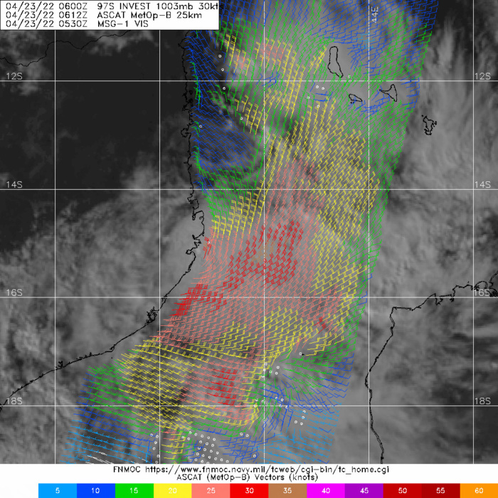 South Indian Ocean: Invest 97S: Tropical Cyclone Formation Alert// Invest 98S: on the map, 23/06utc