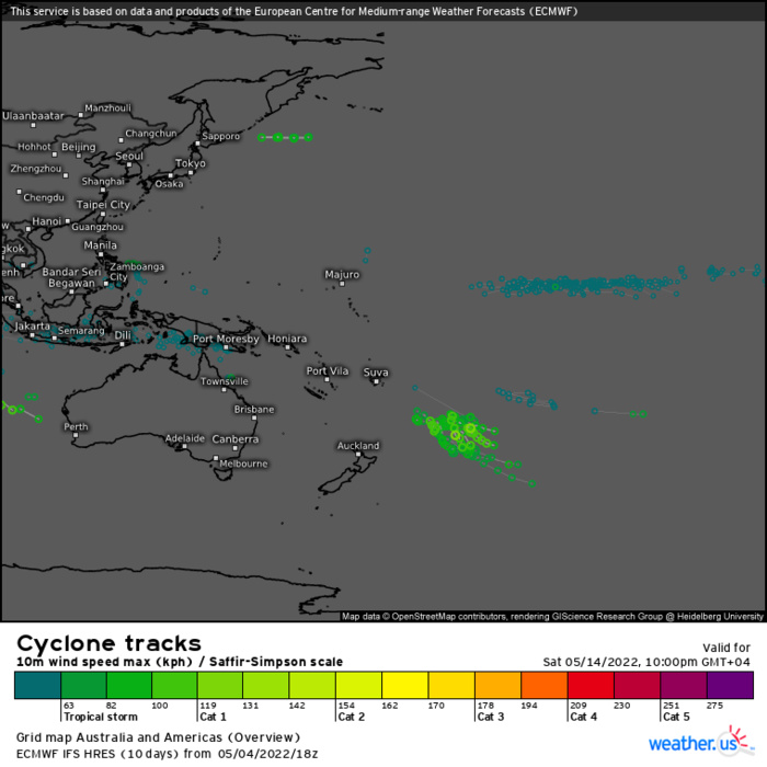 Indian Ocean: 2 Invests monitored: Invest 92B and Invest 90S, 05/06utc