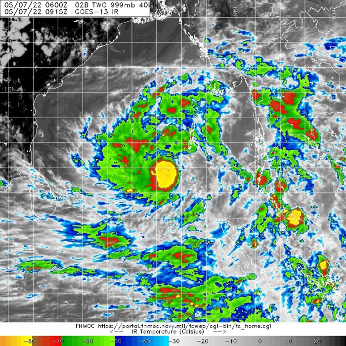 Indian Ocean: TC 02B and TC 25S(KARIM) forecast to intensify next 48hours, 07/09utc