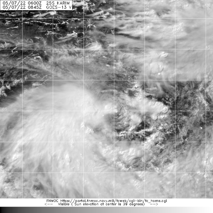 Indian Ocean: TC 02B and TC 25S(KARIM) forecast to intensify next 48hours, 07/09utc