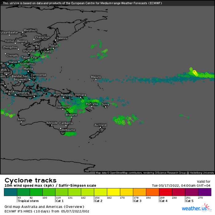 Indian Ocean: TC 02B and TC 25S(KARIM) forecast to intensify next 48hours, 07/09utc