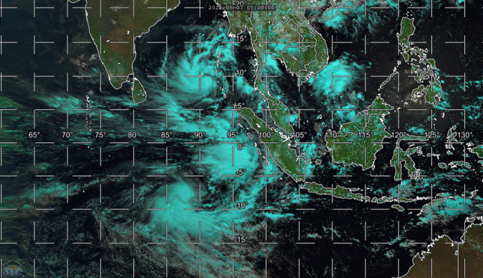 Indian Ocean: TC 02B and TC 25S(KARIM) forecast to intensify next 48hours, 07/09utc