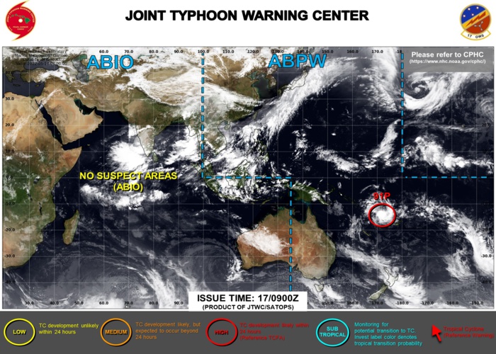 JTWC IS ISSUING 3HOURLY SATELLITE BULLETINS ON INVEST 91P.