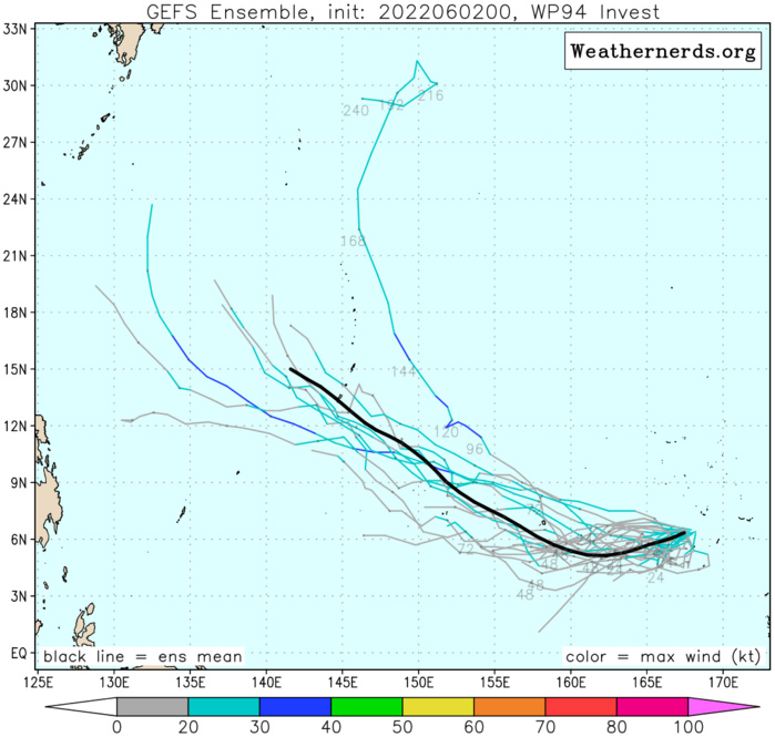 Invest 91L: Tropical Cyclone Formation Alert// Invest 94W, 02/06utc