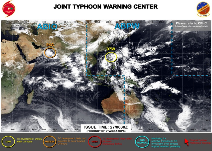 JTWC IS ISSUING 3HOURLY SATELLITE BULLETINS ON INVEST 94A.