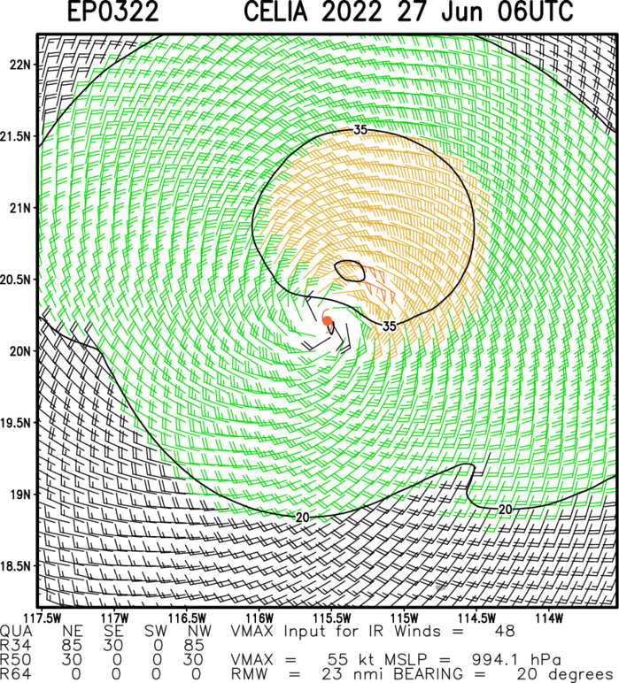 JTWC map: active after a while: Invest 94A and Invest 97W// TS 03E(ALICIA) and Invest 94L, 27/06utc