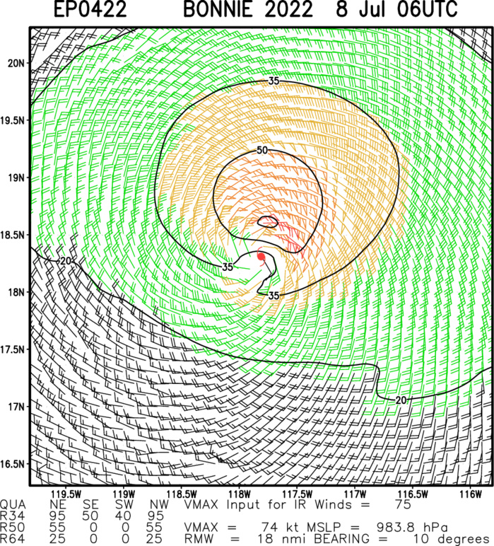 2 WEEK CYCLONIC DEVELOPMENT POTENTIAL worldwide// HU 04E(BONNIE), resilient, monitored since June 22// 08/06utc update