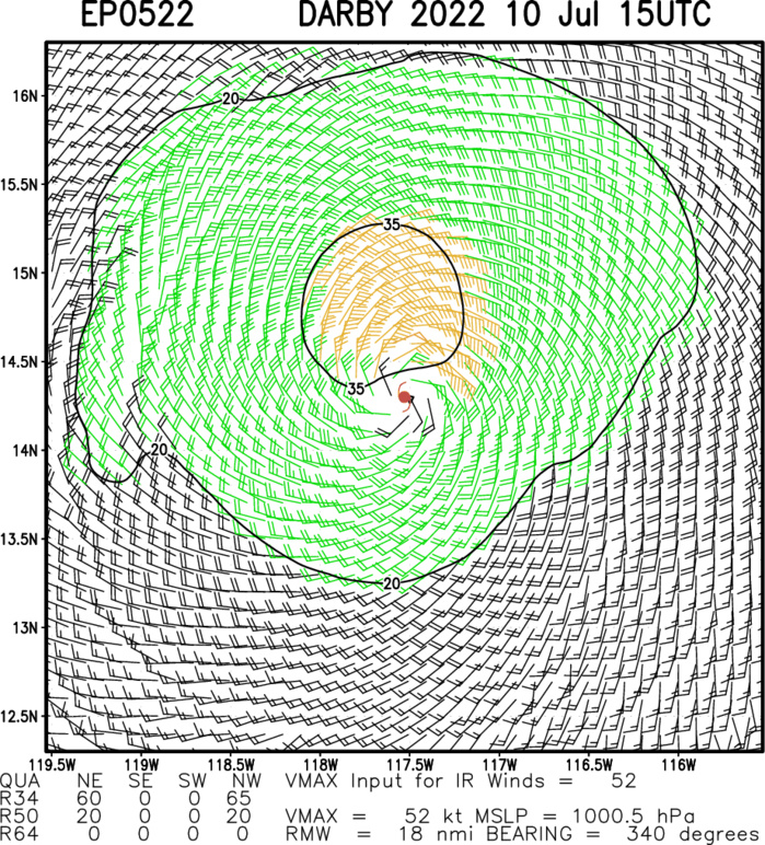 Invest 90W now on the map// TS 05E(DARBY) intensifying, 10/16utc update