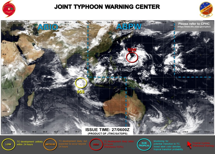 JTWC IS ISSUING 3HOURLY SATELLITE BULLETINS ON INVEST 93W.