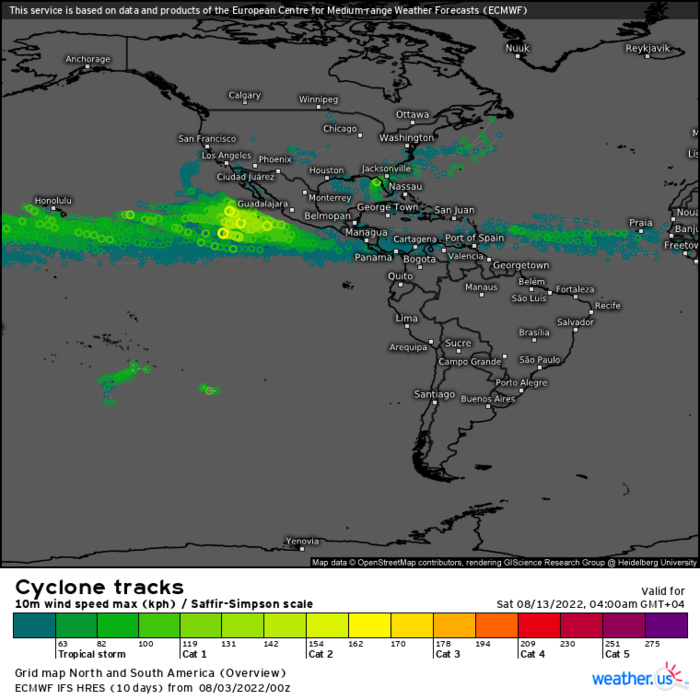 Invest 96W: up-graded// Remnants of TC 01S//TD 08E(Georgette)// Ecmwf maps at +240h, 03/06utc