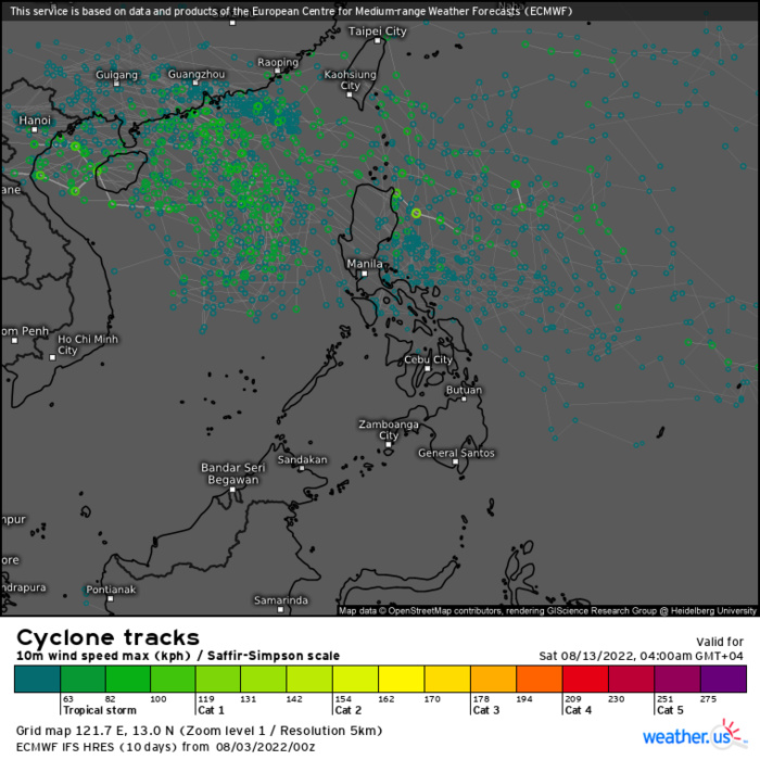 Invest 96W: up-graded// Remnants of TC 01S//TD 08E(Georgette)// Ecmwf maps at +240h, 03/06utc
