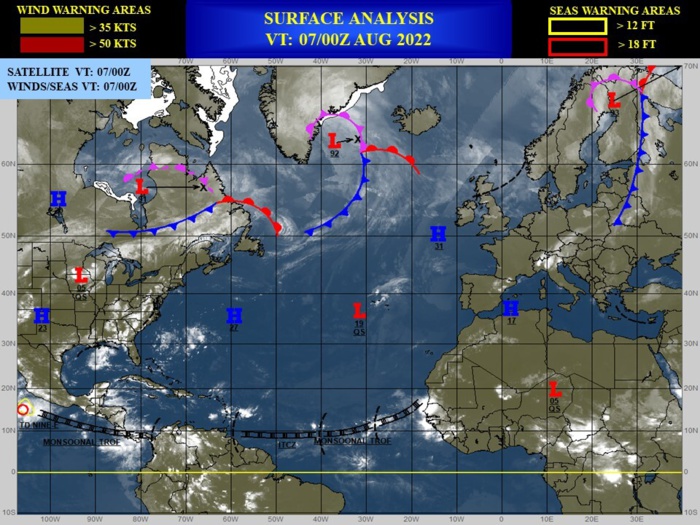 Invest 97W set to be a monsoon depression next 48h// Invest 97B close to the Indian coast//TD 09E to intensify next 48h, 07/06utc