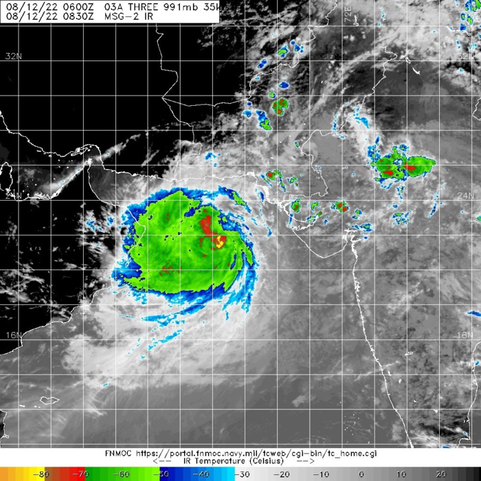 TS 09W(MEARI) slowly intensifying north of 30°N//Arabian Sea:TC 03A rapidly emerging//Invest 90E: TCFA// Invest 90C, 12/09utc